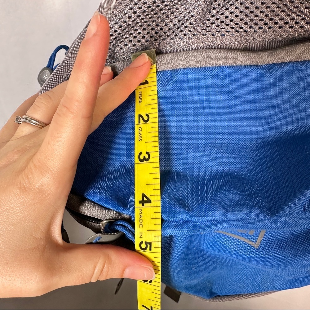 REI Dog Hiking Pack Nylon Saddlebag Harness Small Blue Gray Reflective Trim - Picture 8 of 16